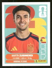 2026 USA Fifa World Cup Panini Sticker MARTIN ZUBIMENDI Spain ESP9