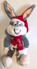 Bugs Bunny 50th Birthday Collection Plush 1940-1990 Christmas 18" - 24K Company