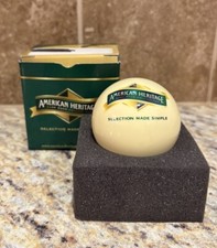 AMERICAN HERITAGE VINTAGE CUE BALL PROMOTIONAL ITEM 2 1/4" BILLIARD POOL BALL
