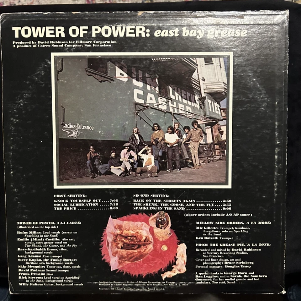Tower of Power "East Bay Grease "  VInyl Record LP - Image 2 of 4