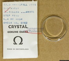 Omega Crystals, GENUINE OMEGA, 31.6 to 32.0mm, NEW