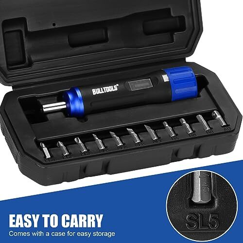 Torque Screwdriver Wrench Set 10 to 70 Inch Pounds Torque Wrench Set