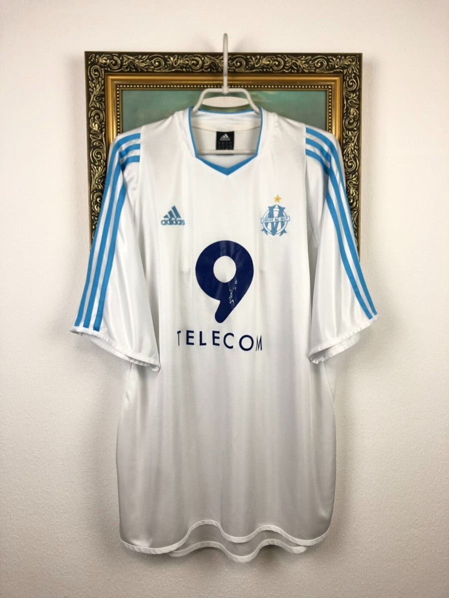 Olympique Marseille Home football shirt 2003 Soccer Adidas Jersey