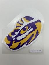LSU Tigers Decal Die-Cut Decal, 4" x 4" Tiger Eye Logo