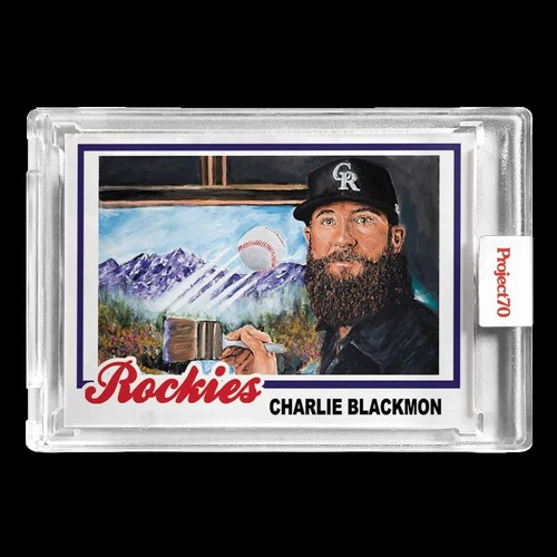 2021 Project 70 #382 1978 Charlie Blackmon by Jonas Never (PR=889) Rockies