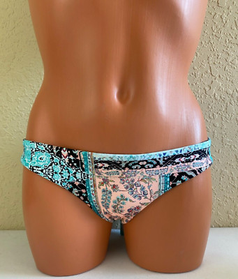 Seafolly Womens Morrocan Moon Hipster Bikini Bottom Atlantic Size US 4