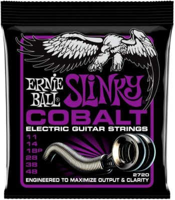 Ernie Ball 2720 Cobalt Power Slinky Electric Guitar Strings (11-48)