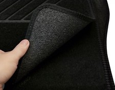 4pc Tailored Carpet Floor Mats – Black, Fits Kia Venga 2010-2018