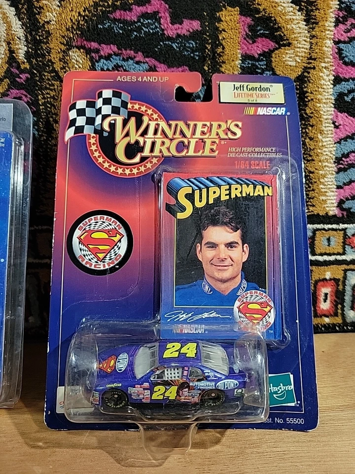 Джефф Гордон лот из новых 3 литых машинок Nascar круг победителей Star Wars Superman - Изображение 4 из 4
