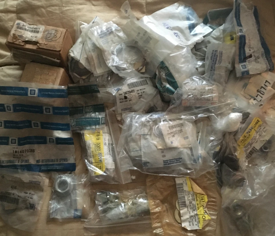 GENERAL MOTORS NUTS~WASHERS~SHIMS by GM/ACDelco part #s. Dealer's Liquidation Genuine GM Parts