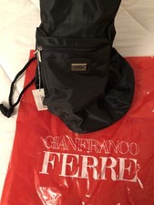 NEW VINTAGE ZAINO GIANFRANCO FERRÈ BACKPACK POCHETTE POUCH BORSA BAG FERRE PACK
