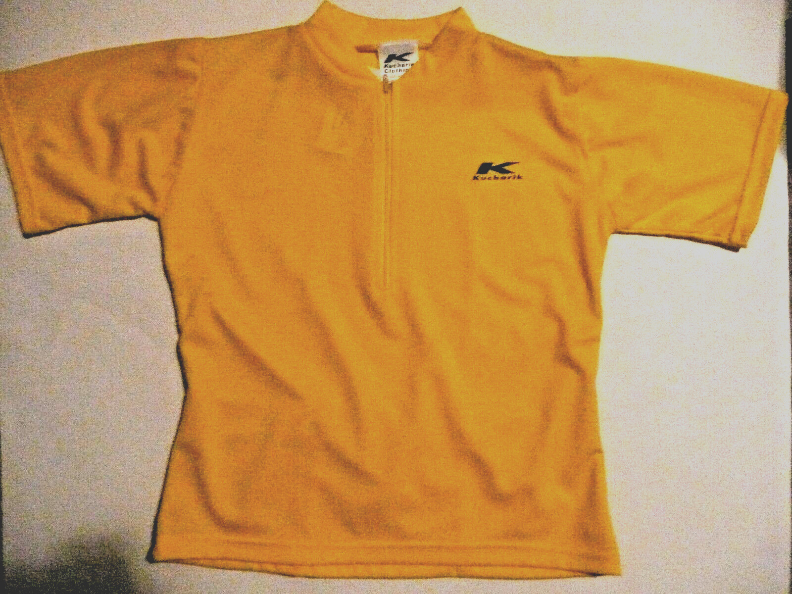 KIDS MEDIUM BIKE CYCLING JERSEY YOUTH YELLOW