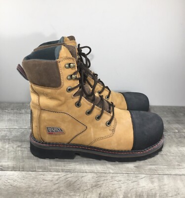 Built By Georgia Boot Goodyear Welt Waterproof Steel Toe Leather Mens Boots 11
