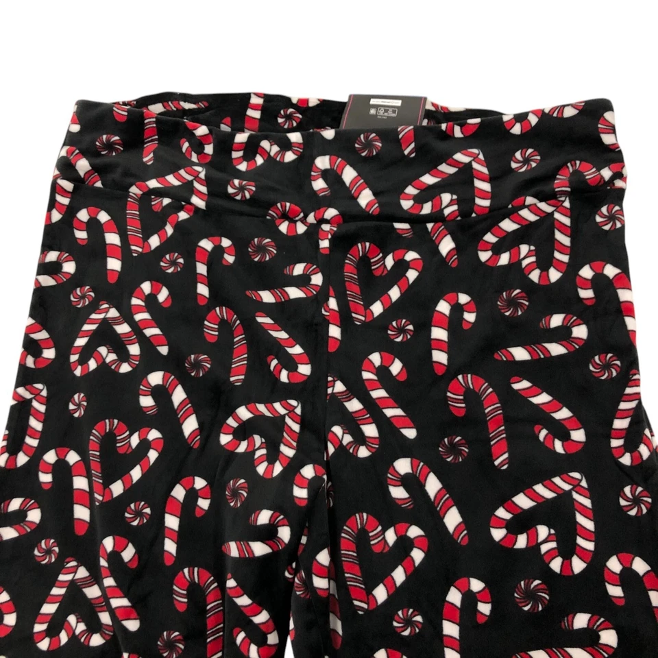 No Boundaries Womens XXXL (21) High-Waist Velour Xmas Print Super Plush Legging - Image 3 of 4
