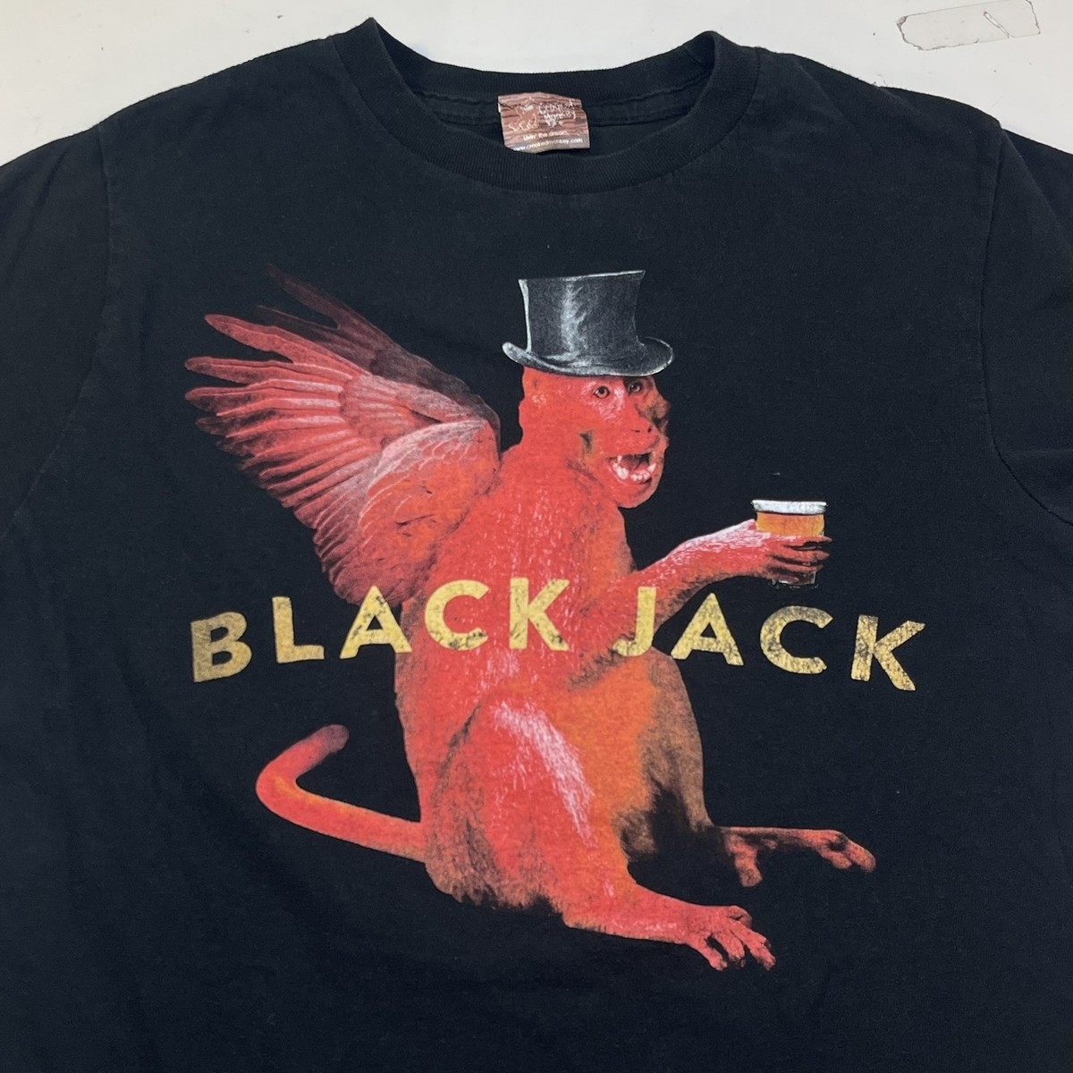 CROOKED MONKEY BLACK JACK AMT ANGRY MONKEY TIME DIVE BAR TEE T 