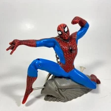 4" 2004 Basic Fun Marvel Spider-Man Water Squirter Keychain - NOT WORKING