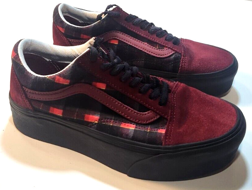 Vans Old Skool, Stackform, Platform Shoes, Velvet… - image 1