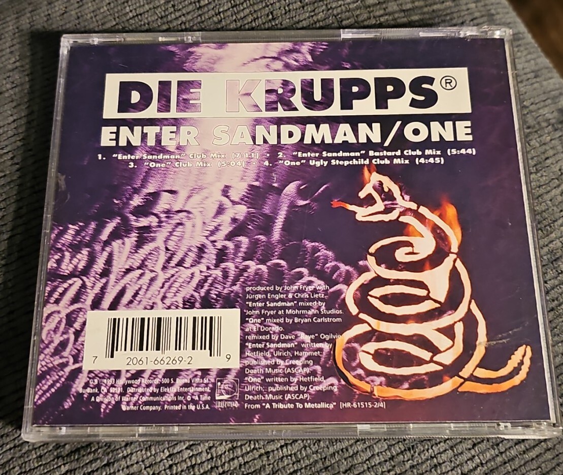 Enter Sandman One - Audio CD By Die Krupps - VERY GOOD | eBay