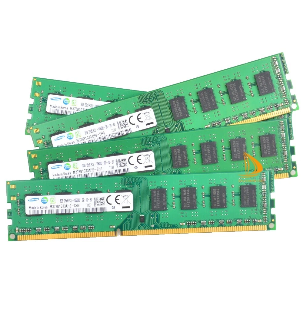 La memoria Dimm (Ram 8 GB de capacidad por módulo) 4 módulos