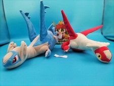 Latios  Latias D106 Pokemon Center 2014 Original OA Plush 10" Toy Doll Japan