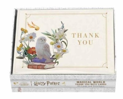 Insights Harry Potter: Magical World Thank You Boxed Cards (Mixed Media Product)