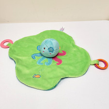 Mary Meyer Baby Octopus Rattle Crinkle Teether Rings Lovey Security Blanket Toy