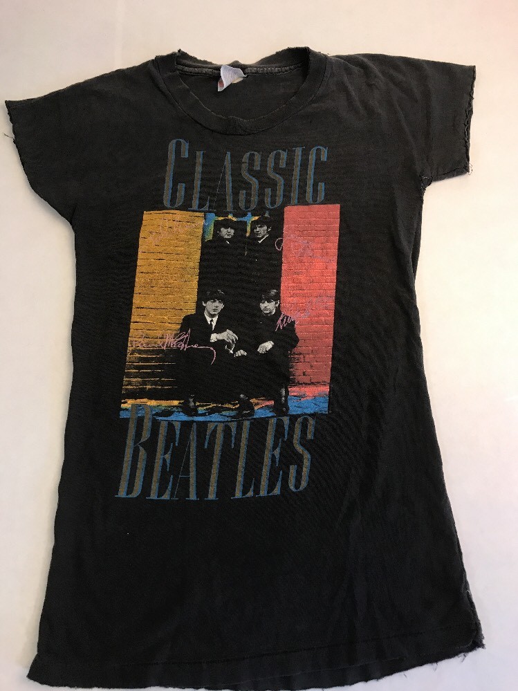 VTG Beatles Shirt Size S 90s Women's (Taken In Mens Shirt) Classic