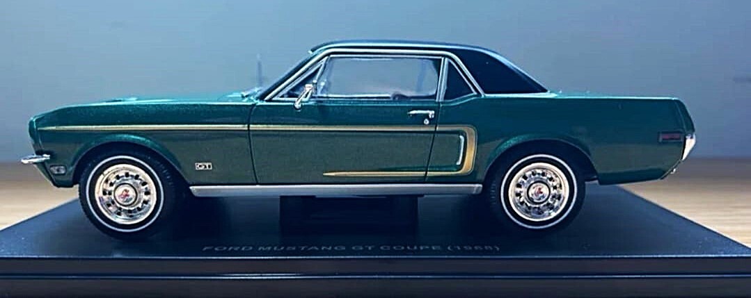 FORD MUSTANG GT COUPE (1968), ALTAYA PREMIUM, DIE CAST, 1:24 NEW
