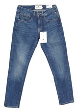 Image of Freeman T Porter Women's Blue Sophy Straight Fit Regular Waist Jeans Size XS
