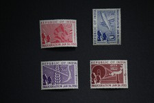 India 1950 Republic of India Inauguration Set of 4 Commemorative Stamps MNH