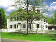 Sturbridge Village Massachusetts The Hinsdale and Anna Williams House Postcard