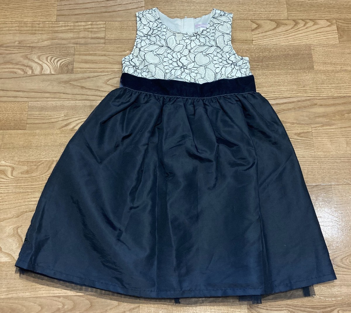 Girls Old Navy Black & Cream Special Occasion Dress Size 5T EUC | eBay
