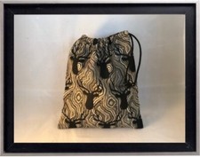 Gymnastics Leotard Grip Bags / Black Bucks on Brown Gymnasts Birthday Goody Bag