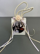 Vintage Music Box Ornament L.A.Tunes Collection “you Light Up My Life” 2.5” Wide