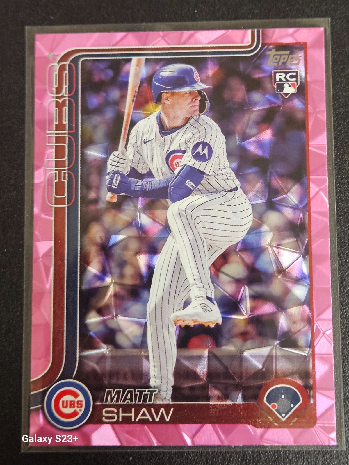 2025 Topps Update Series - Matt Shaw #US200 Pink Diamante Foil (RC)