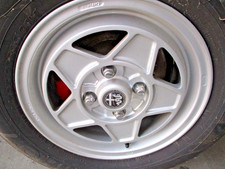Alfa Romeo Spider Berlina 5-Spoke Alloy Wheel Set Remanufactured 1966-1994