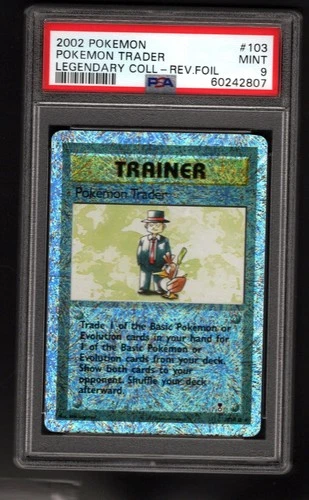 Pokemon Trader 103/110 Legendary Collection Reverse Holo PSA 9