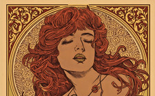 Póster vintage de chocolate Art Nouveau | arte de pared imprimible descarga digital