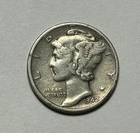 1942/1 MERCURY DIME VF-XF