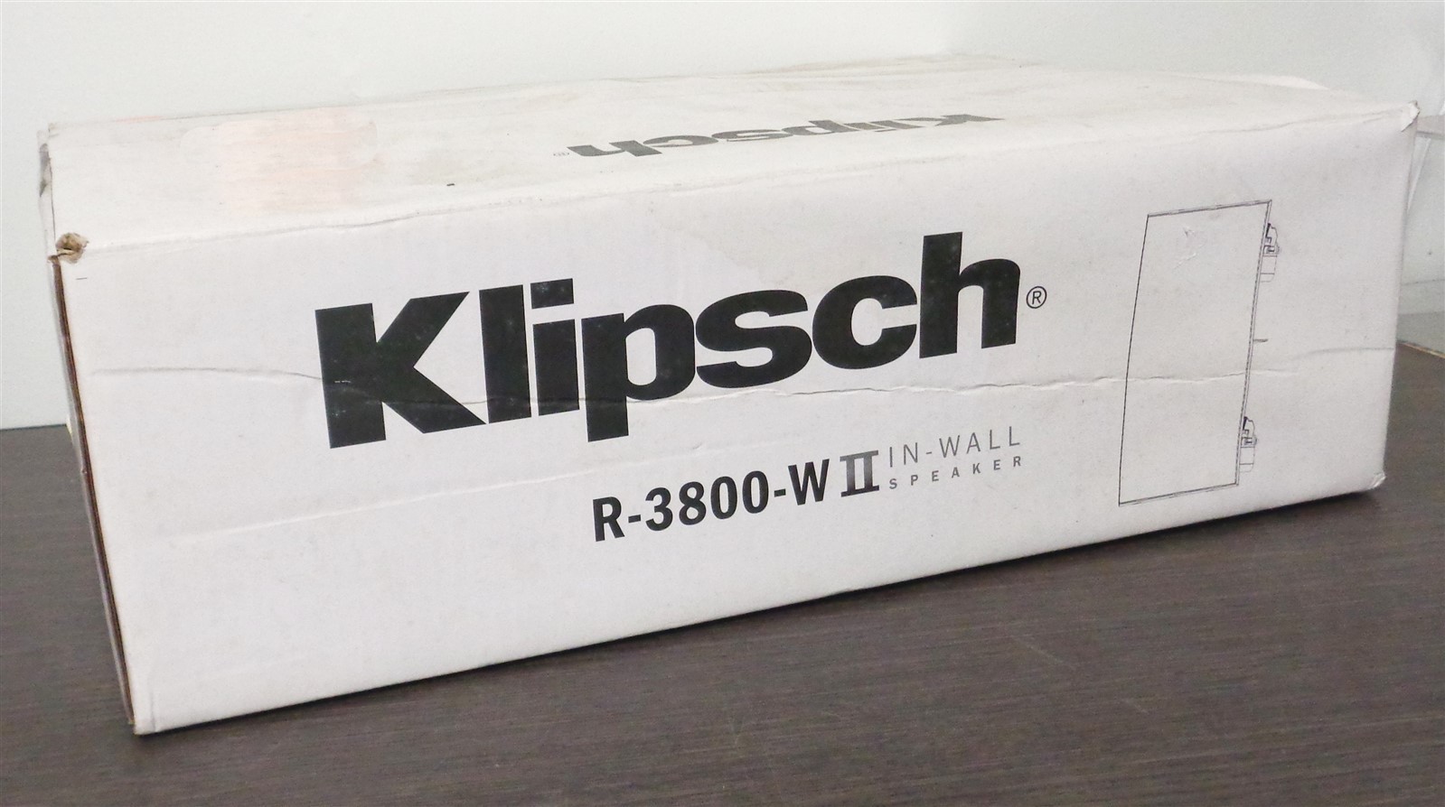 Klipsch R-3800-W II In-Wall Speaker ~ White, New in Box.