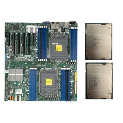 Supermicro X12DPI-N6 Motherboard With 2×Intel Platinum 2x 8375C CPU
