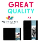 A3 Spiral Bound Sketchbook | 170gsm Cartridge Paper | Landscape Format Drawing