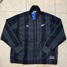 Adidas Originals Firebird Plaid Woven Black Track Jacket Mens Sizes NEW KG4633