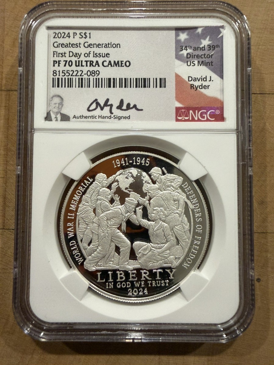 2024 Greatest Generation Commemorative NGC PF70 Ultra Cameo FDOI