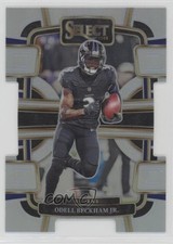 2023 Panini Select Concourse Silver Prizm Die-Cut Odell Beckham Jr #9 1ar2