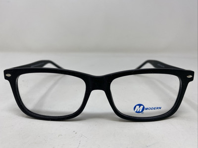 Modern Optical DRIVER BLACK MATTE 52-16-145 Full Rim Eyeglasses Frame MQ92
