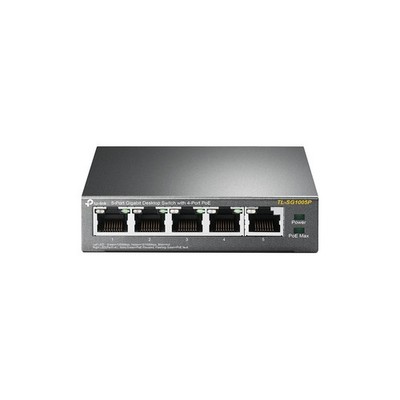 TP-Link TL-SG1005P 5-Port-Gigabit-Desktop-PoE-Switch mit vier PoE-Ports