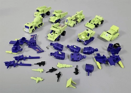 X-94 VINTAGE 1980'S HASBRO TRANSFORMERS G1 DEVASTATOR ACTION FIGURES