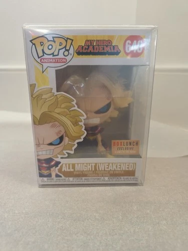 Funko Pop My Hero Academia All Might (Weakened) #648 with Protector