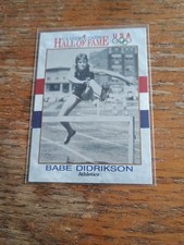 1991 Impel Olympic Cards Hall Of Fame Babe Didrikson Track & Field #6